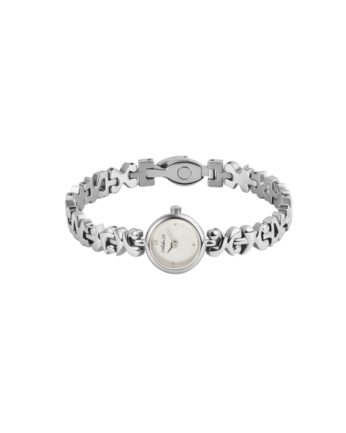 Archive24's XXIV silver bracelet watch on white background